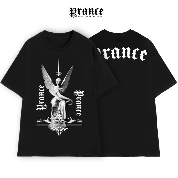 Áo Thun PRANCE S006 Tượng Nữ Thần Wing Local Brand Chất Liệu Cotton 250g Cao Cấp