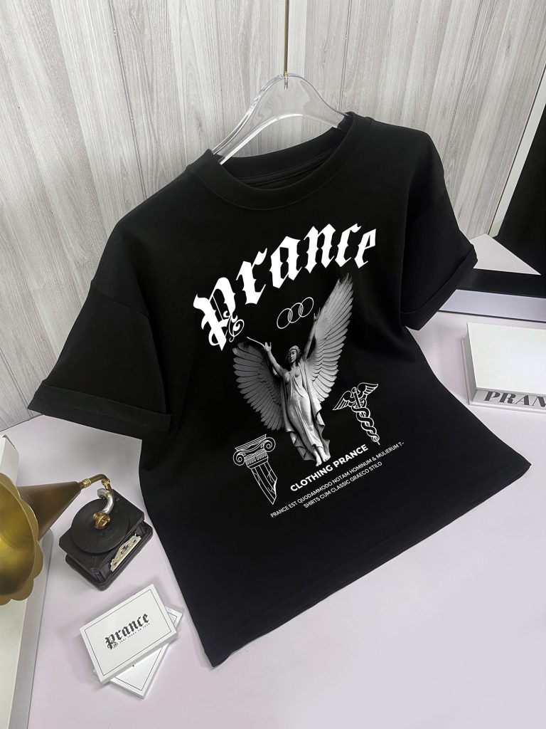Áo Thun Tượng Nữ Thần PRANCE S005 Local Brand Chất Liệu Cotton 250g Cao Cấp