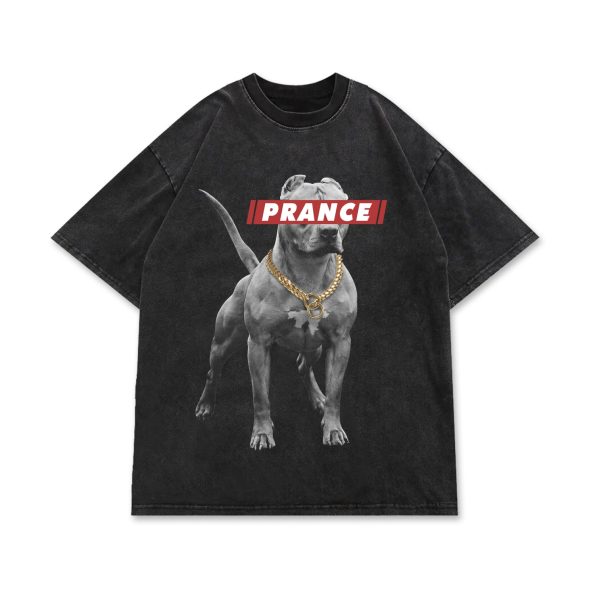 áo thun này mang hình ảnh của một chú chó Pitbull